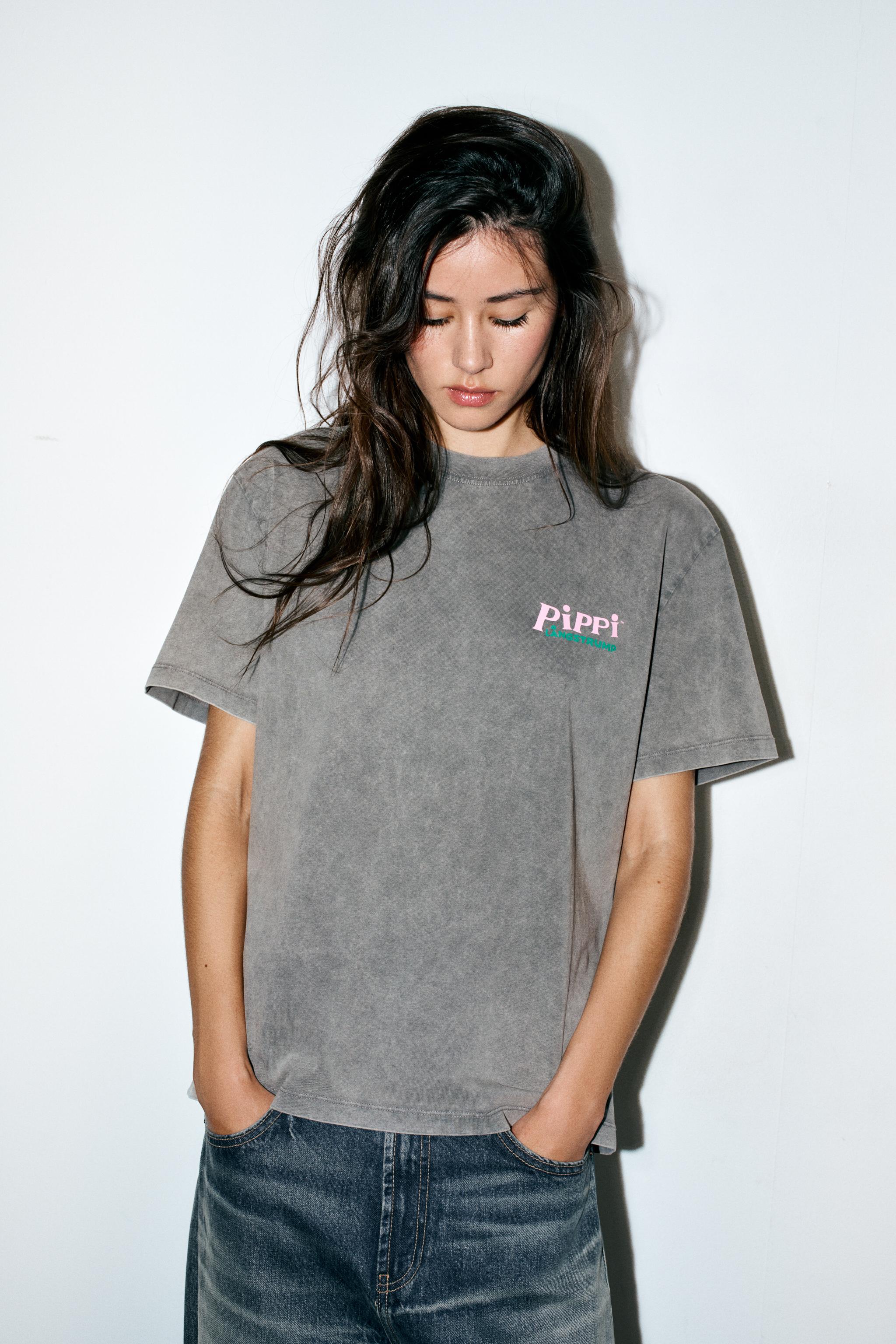 PIPPI LÅNGSTRUMP™ WASHED EFFECT T-SHIRT